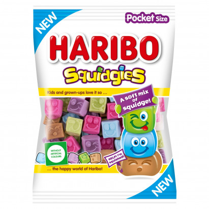 Haribo Squidgies Guma o smaku owocowym i coli 80 g