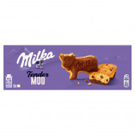 Milka Tender Moo Ciastko biszkoptowe z kawałkami czekolady mlecznej 140 g (5 x 28 g)