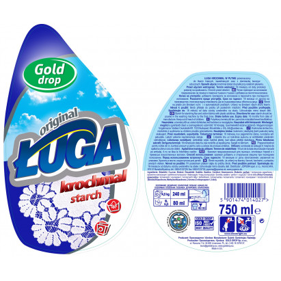Ługa krochmal syntetyczny 750ml clasic