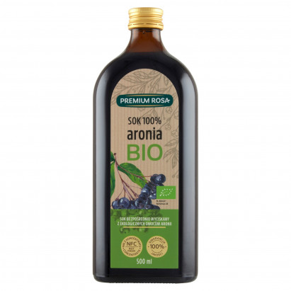 Premium Rosa Bio Sok 100 % aronia 500 ml