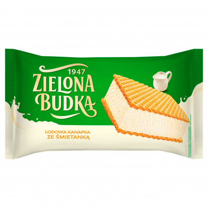 Zielona Budka Lodowa kanapka ze śmietanką 160 ml