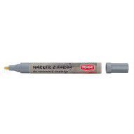 Marker olejowy do renowacji napisów na nagrobkach srebrny
