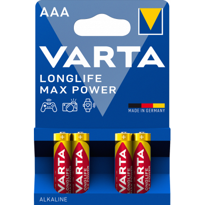 Baterie VARTA LONGLIFE Max Power LR03 AAA 4 szt.