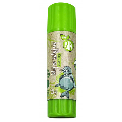Astra Klej w sztyfcie w obudowie ekologicznej ECO 2 sztuki 21g