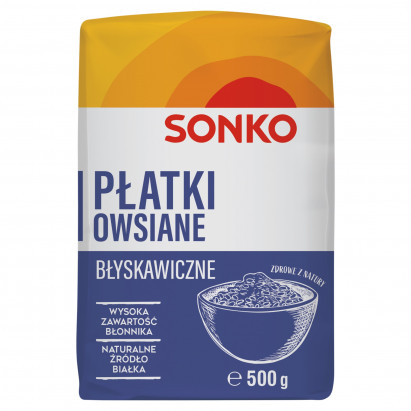 Sonko Płatki owsiane błyskawiczne ekstra 500 g