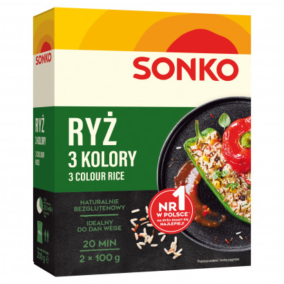 Sonko Ryż 3 kolory 200 g (2 x 100 g)