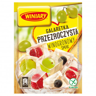 Winiary Galaretka przezroczysta winogronowy smak 71 g