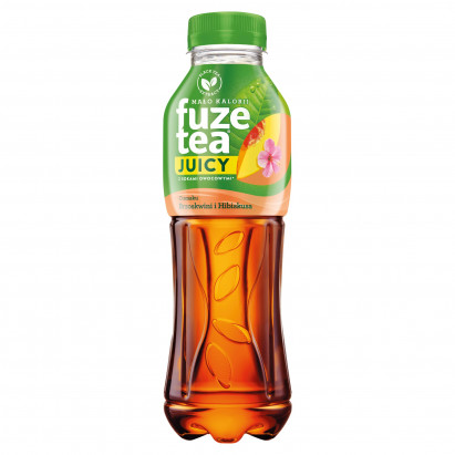 Fuze Tea Juicy Napój niegazowany o smaku brzoskwini i hibiskusa 500 ml