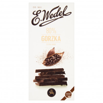 E. Wedel Czekolada gorzka 80 % 100 g