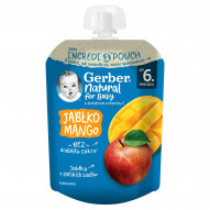 Gerber Deserek jabłko mango po 6. miesiącu 80 g