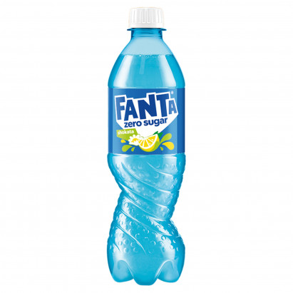 Fanta Zero Sugar Napój gazowany o smaku cytrynowym i kwiatu czarnego bzu 500 ml