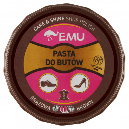 Emu Pasta do butów brązowa 50 ml