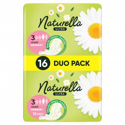 Naturella Ultra Maxi Rozmiar 3 Podpaski ze skrzydełkami × 16