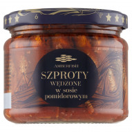 Amberfish Szproty wędzone w sosie pomidorowym 280 g