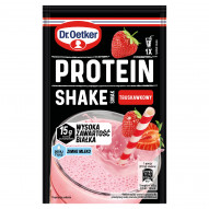 Dr. Oetker Protein Shake Mieszanka w proszku smak truskawkowy 18 g