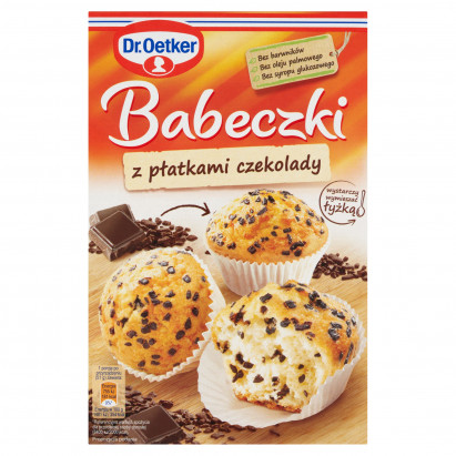 Dr. Oetker Babeczki z płatkami czekolady 300 g