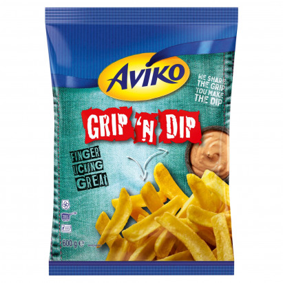 Aviko Grip'n Dip Ekstra chrupiące łódeczki ziemniaczane 600 g