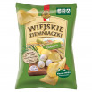 Wiejskie Ziemniaczki Chipsy ziemniaczane cebulka 130 g