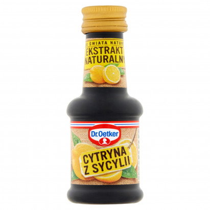 Dr. Oetker Ze świata natury Ekstrakt naturalny cytryna z Sycylii 30 ml