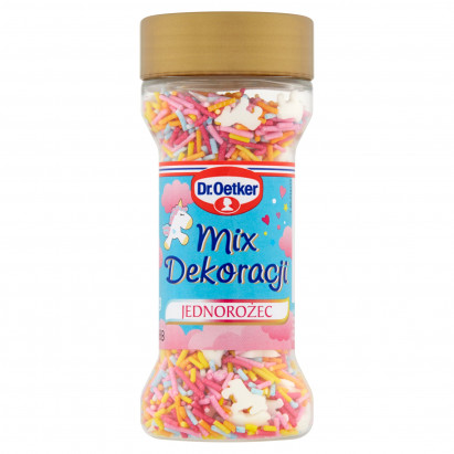 Dr. Oetker Mix dekoracji jednorożec 52 g