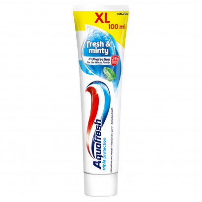 Aquafresh XL Triple Protection Fresh & Minty Pasta do zębów z fluorkiem 100 ml