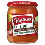 Pudliszki Bigos z mięsem i kiełbasą 500 g