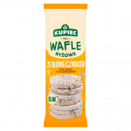 Kupiec Slim Wafle ryżowe ze słonecznikiem 84 g