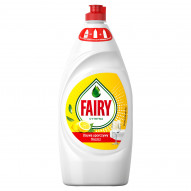 Fairy Lemon Washing Up Liquid Green with LiftAction. No Soaking, No Grease, No Fuss 900 ML