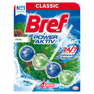 Bref WC Power Aktiv Zawieszka myjąco-zapachowa do muszli WC sosnowy las 50 g