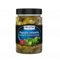 Papryka jalapeño zielona w zalewie octowej 327ml Helcom