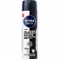 Nivea MEN Black&White Invisible Original Antyperspirant Spray 150 ml