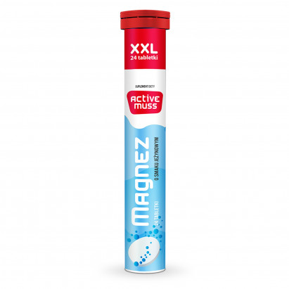 Activemuss XXL Suplement diety magnez o smaku jeżynowym 96 g (24 x 4 g)