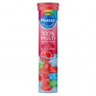 Plusssz Suplement diety 100 % multiwitamina smak malina & truskawka 80 g (20 x 4 g)