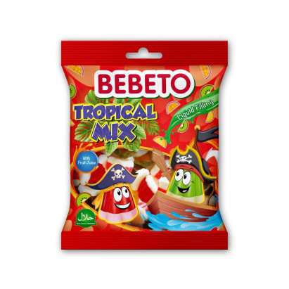 BEBETO ŻELKI TROPICAL MIX 80g