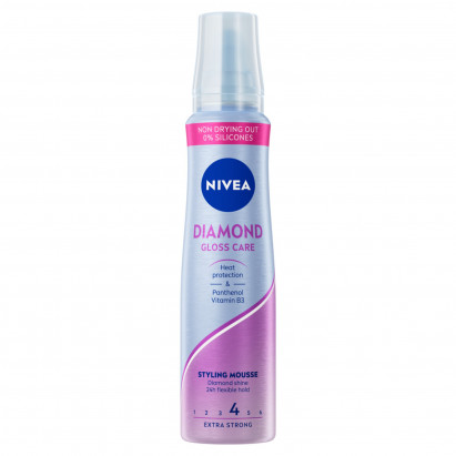 Nivea Diamond Gloss Care pianka do włosów 150 ml