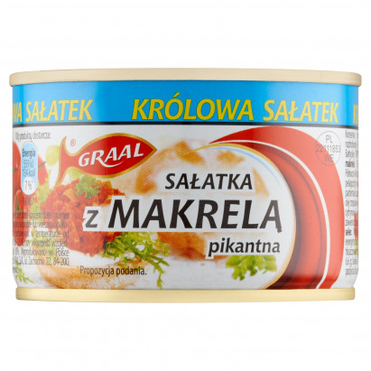 Graal Sałatka z makrelą pikantna 165 g