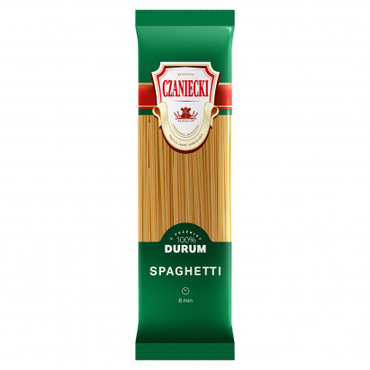 Czaniecki Makaron z pszenicy 100 % durum spaghetti 400 g