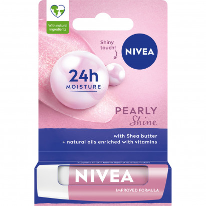 Nivea Pearly Shine Pielęgnująca pomadka do ust 5,5 ml