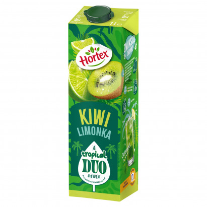 Hortex Tropical Duo Napój wieloowocowy z kiwi i limonką 1 l