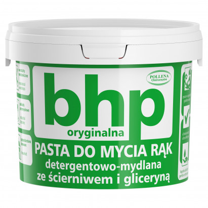 BHP Pasta do mycia rąk detergentowo-mydlana ze ścierniwem i gliceryną 500 g