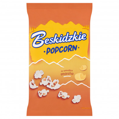 Beskidzkie Popcorn o smaku masła 90 g