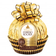 Ferrero Rocher Grand Figurka z ciemnej czekolady z kruszonymi orzechami laskowymi 125 g