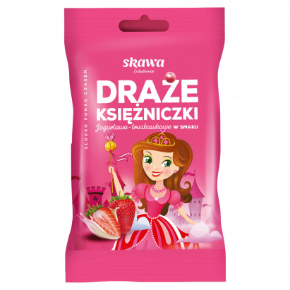 Wadowice Skawa Księżniczki Draże jogurtowo-truskawkowe w smaku 70 g