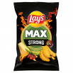 Lay's Max Strong Chipsy ziemniaczane karbowane o smaku sera i ostrej papryki 120 g