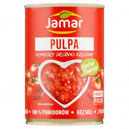 Jamar Pomidory drobno krojone pulpa 400 g