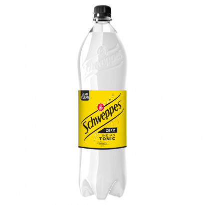 Schweppes Indian Tonic Zero Napój gazowany 1,35 l