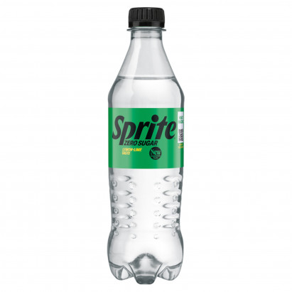 Sprite Zero Sugar Napój gazowany o smaku cytrynowo-limonkowym 500 ml