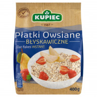 Kupiec Płatki owsiane błyskawiczne 400 g