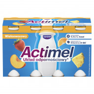 Actimel Napój jogurtowy o smaku wieloowocowym 800 g (8 x 100 g)