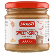 Mosso Premium Sweet & Spicy Musztarda 180 g